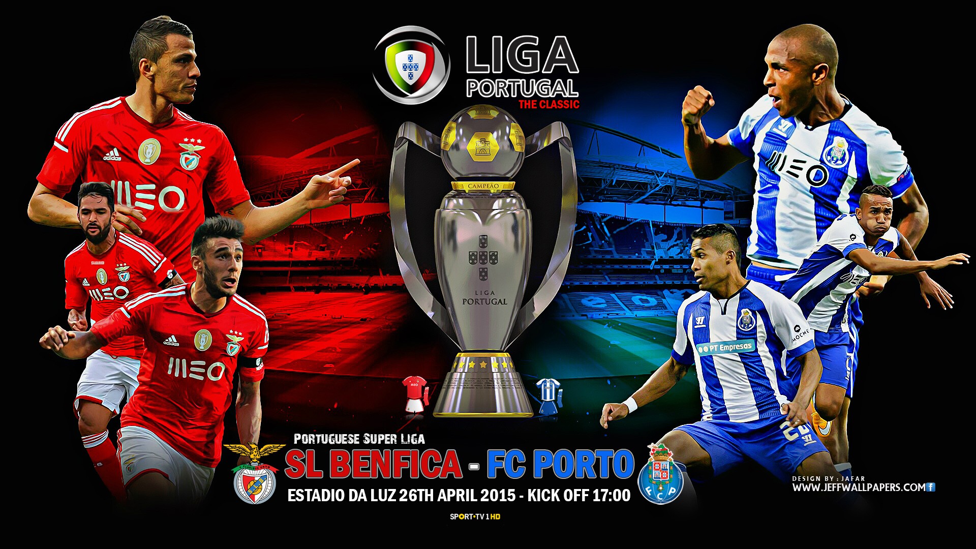 Sl Benfica Vs Fc Porto 2015 Liga Portugal Hd Wallpaper - Fc Porto Liga Apa - HD Wallpaper 