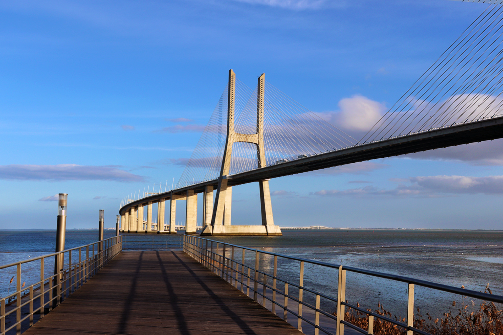 Portugal Bridge Vasco - HD Wallpaper 