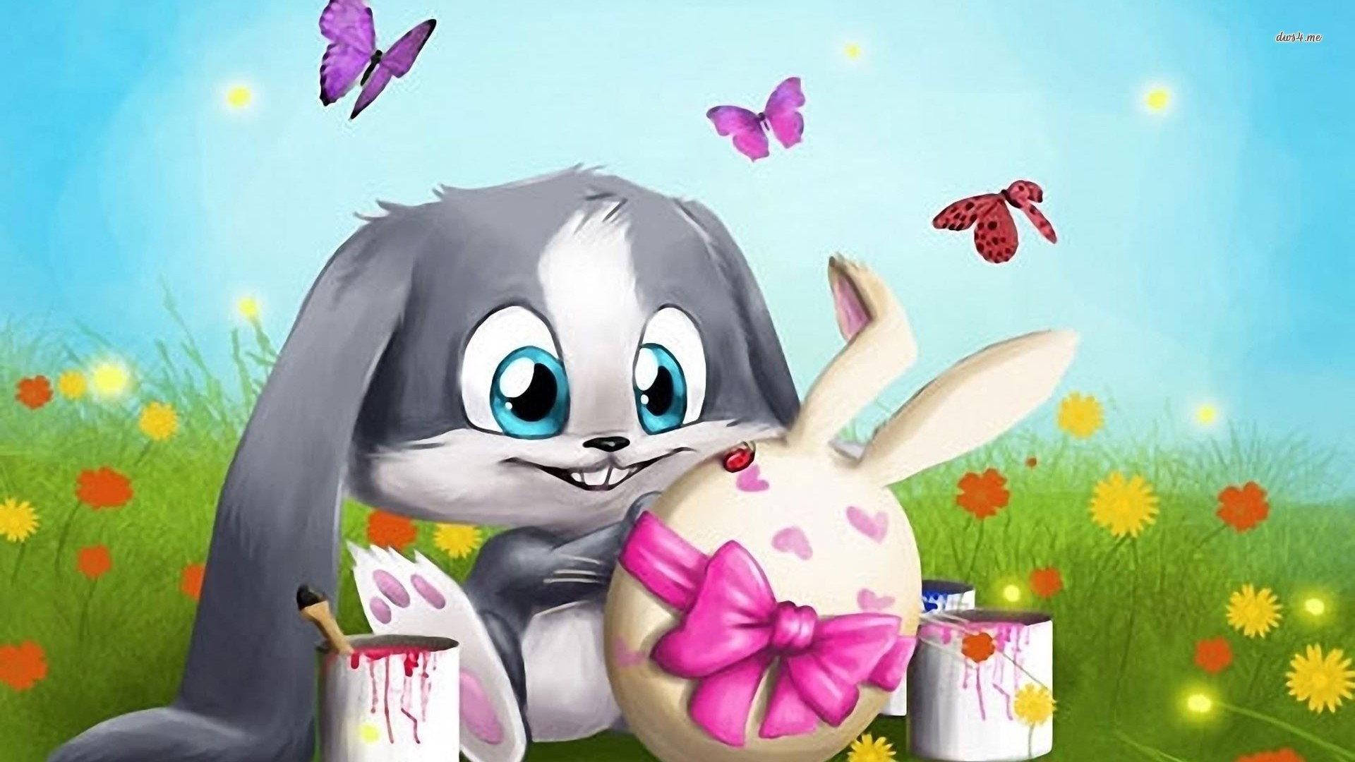 Cute Animated Wallpaper For Mobile Phone - Animated Cute Happy Easter - HD Wallpaper 