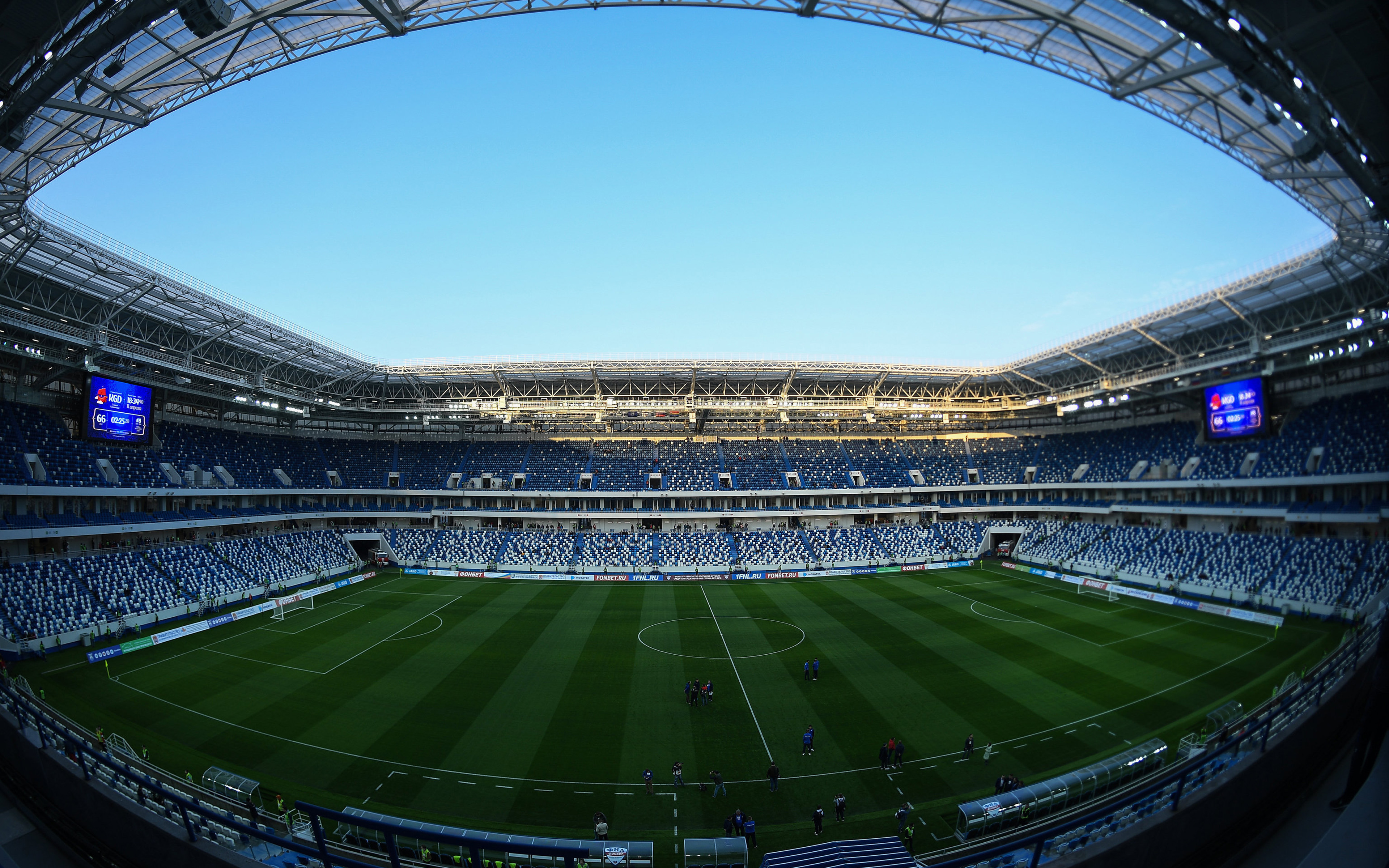 Kaliningrad Stadium, Football Field, Lawn, 4k, Arena - Казахстан Россия Евро 2020 - HD Wallpaper 