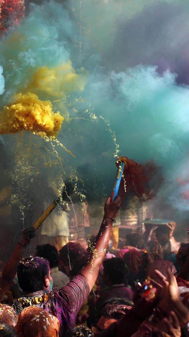 Holi Festival Of Colours, Indian Holiday, Spring, Life, - Holi Quotes In Sanskrit - HD Wallpaper 