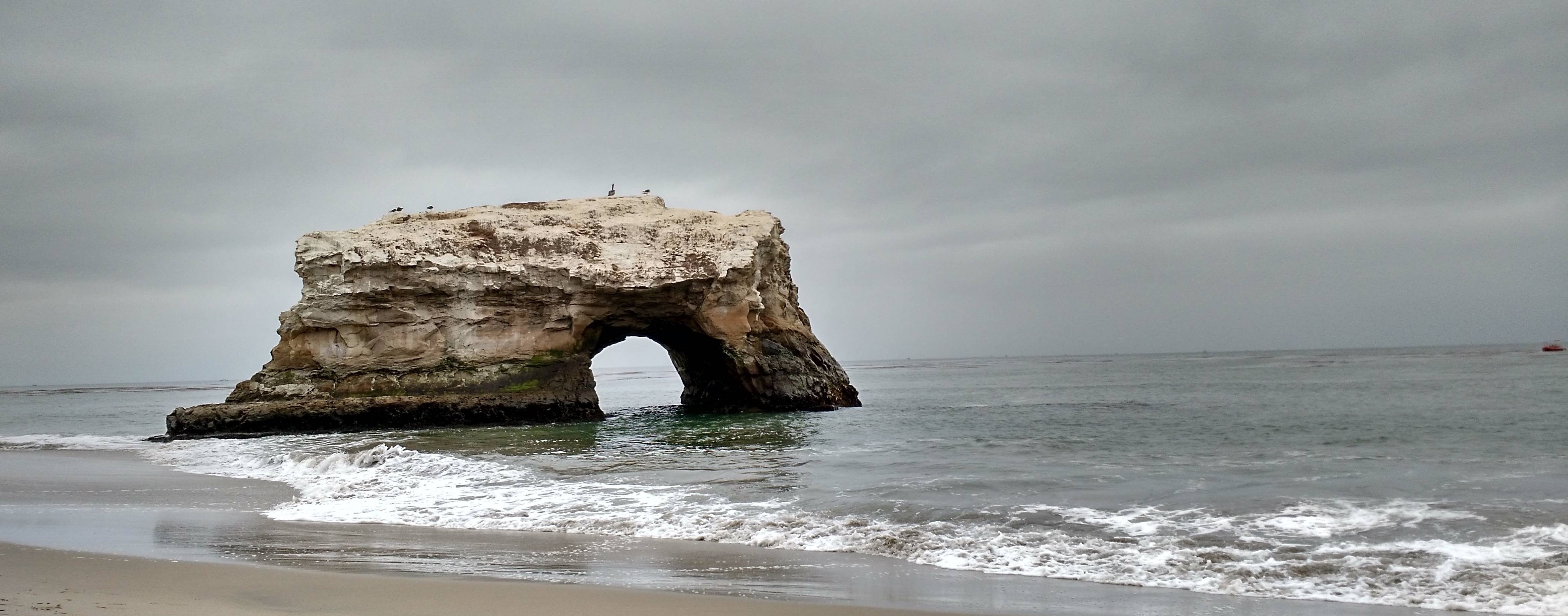 Natural Bridges State Beach - HD Wallpaper 