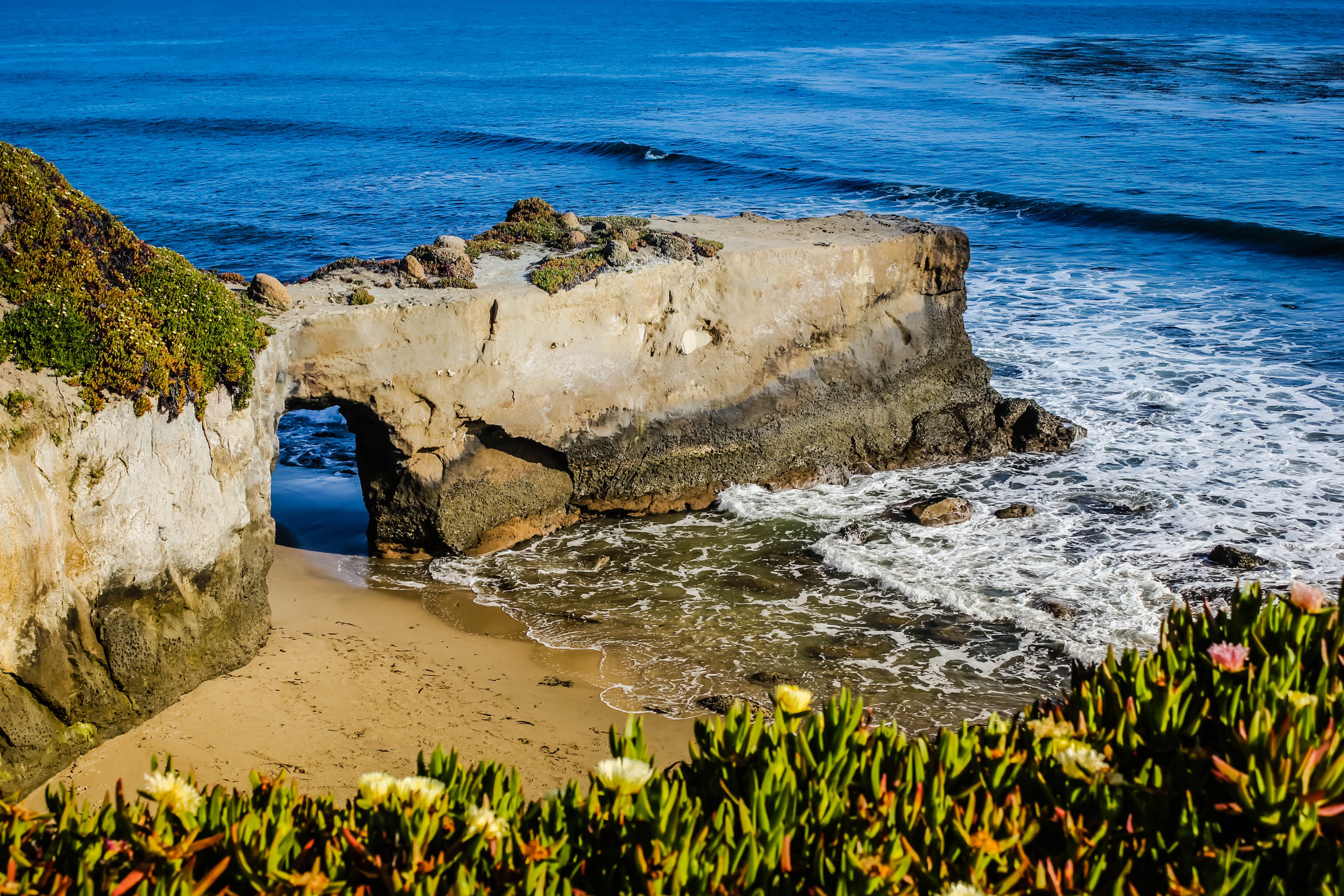 Beach Ocean View Santa Cruz - HD Wallpaper 