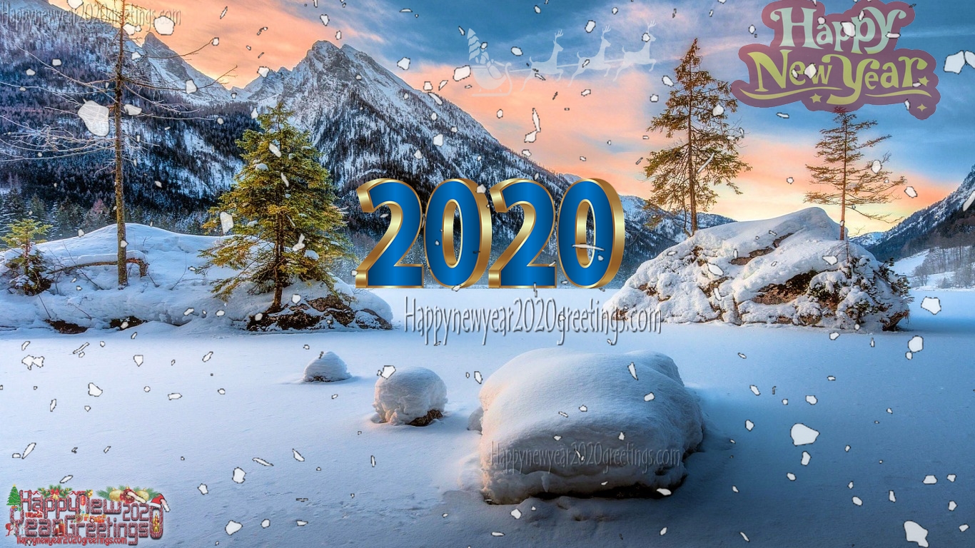 Happy New Year 2020 Nature Wallpapers Download Free - Nature Wallpaper Trees Background - HD Wallpaper 