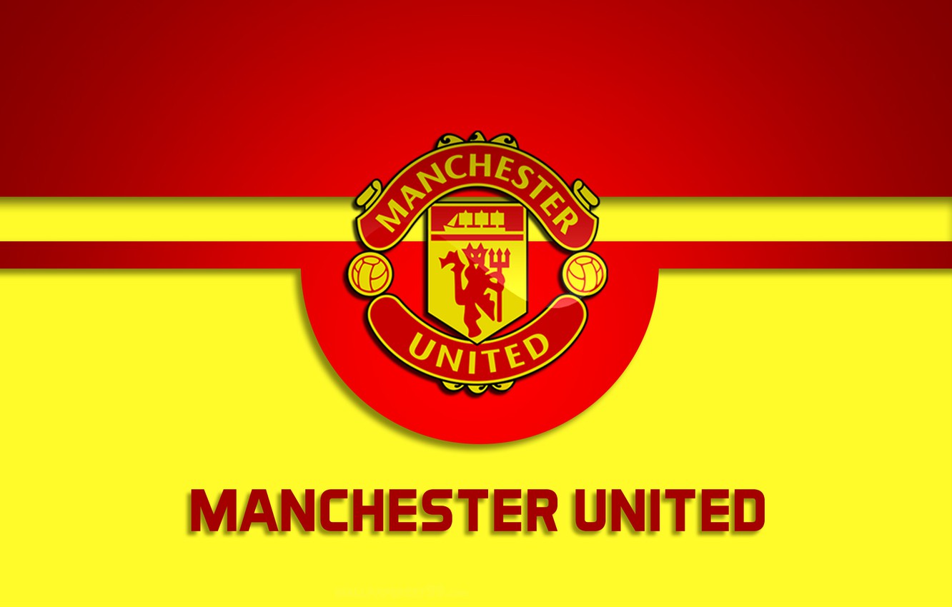 Photo Wallpaper Wallpaper, Sport, Logo, Football, Manchester - Manchester United Logo Buy - HD Wallpaper 