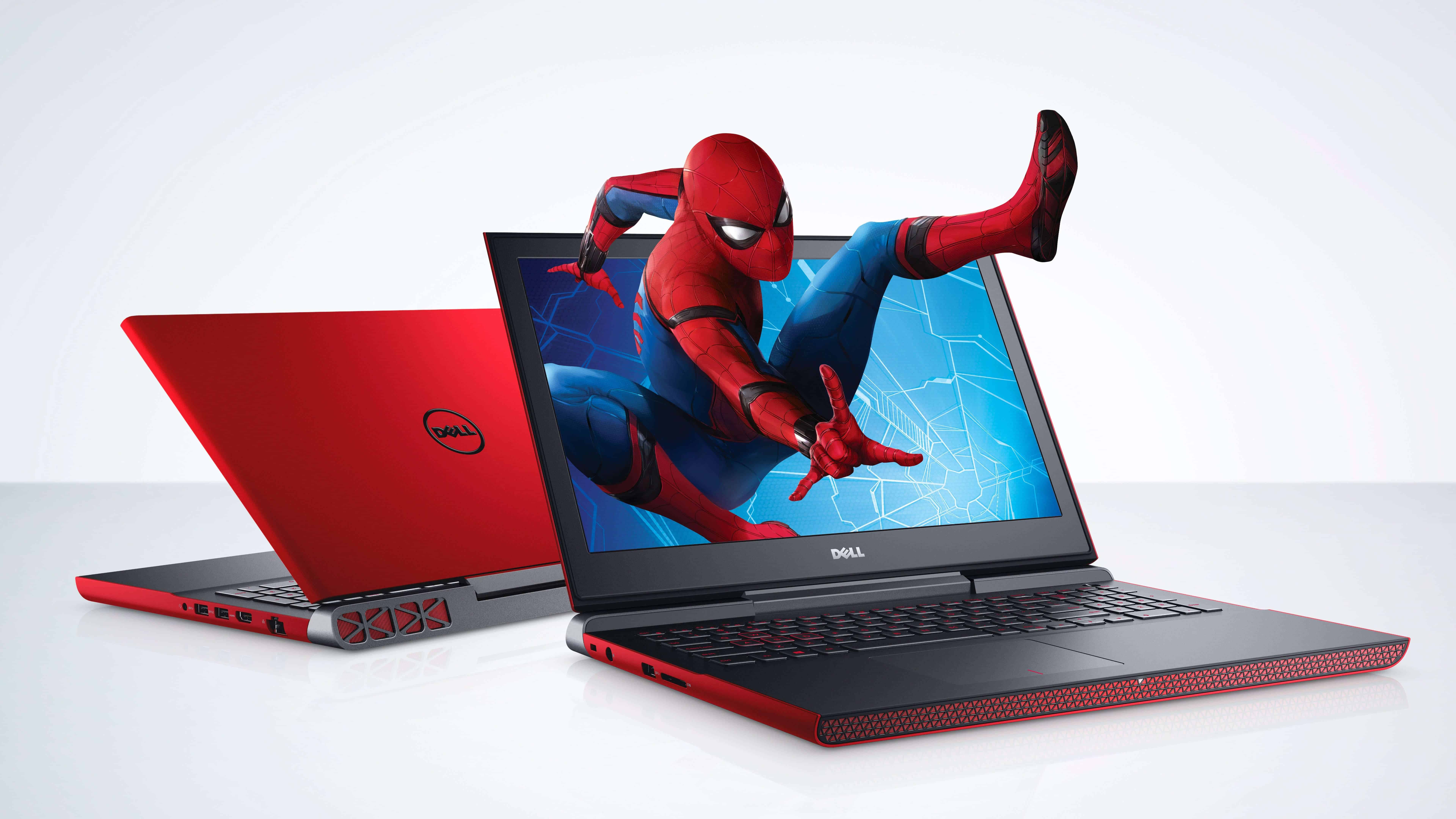Dell Spiderman Edition Inspiron 15 7000 Gaming Laptop - Dell Inspiron 15 7000 Spiderman - HD Wallpaper 