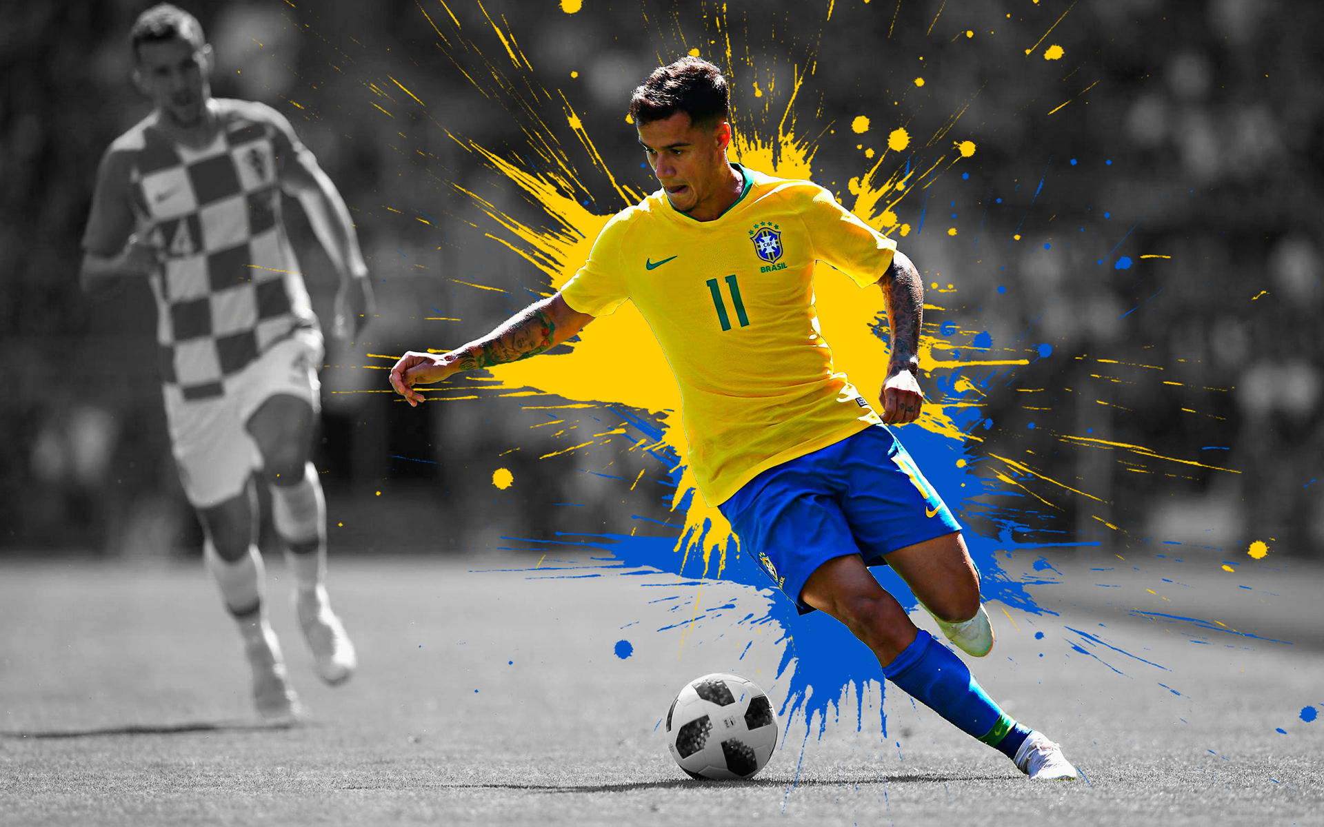 Philippe Coutinho World Cup 2018 - HD Wallpaper 