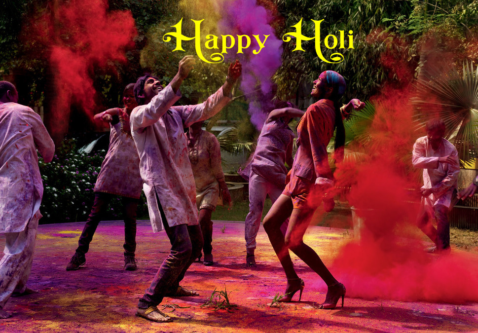 Happy Holi Sms Wishes - Holi Festival - HD Wallpaper 