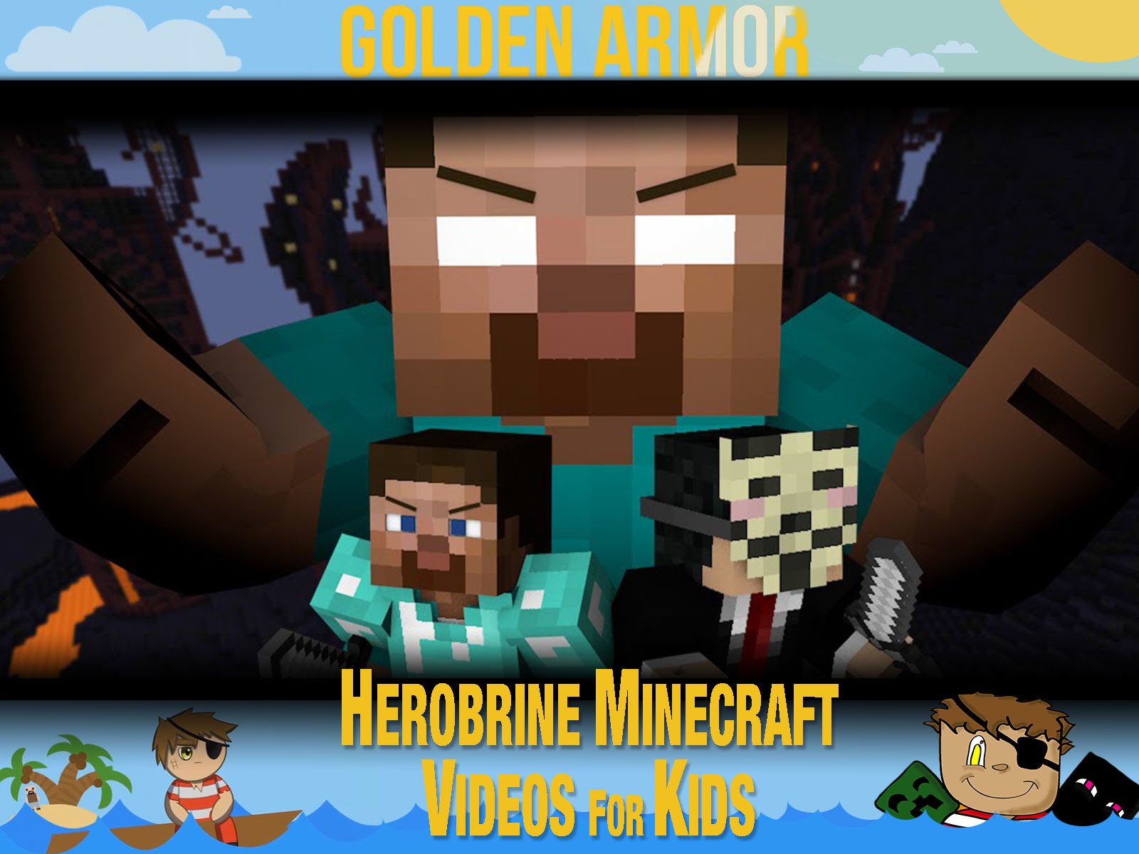 Herobrine Minecraft - HD Wallpaper 