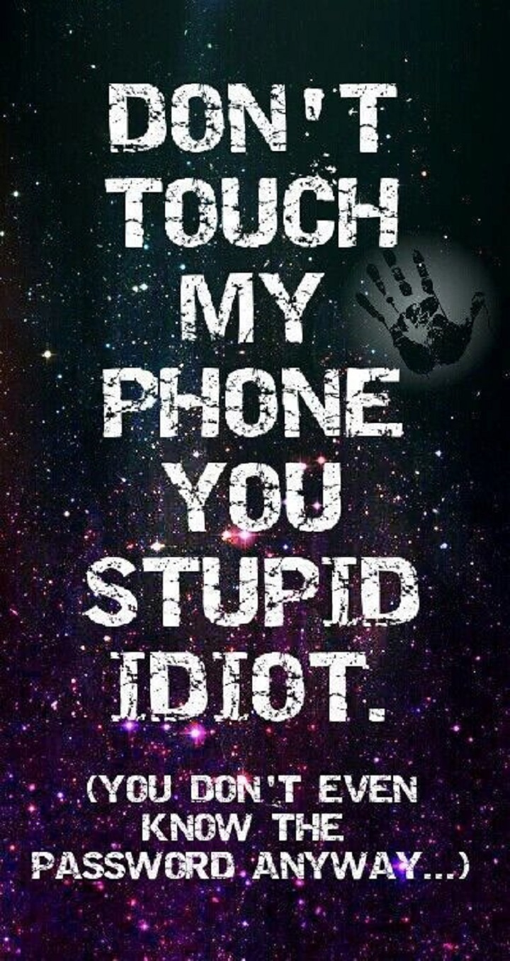 Iphone Dont Touch My Phone - HD Wallpaper 