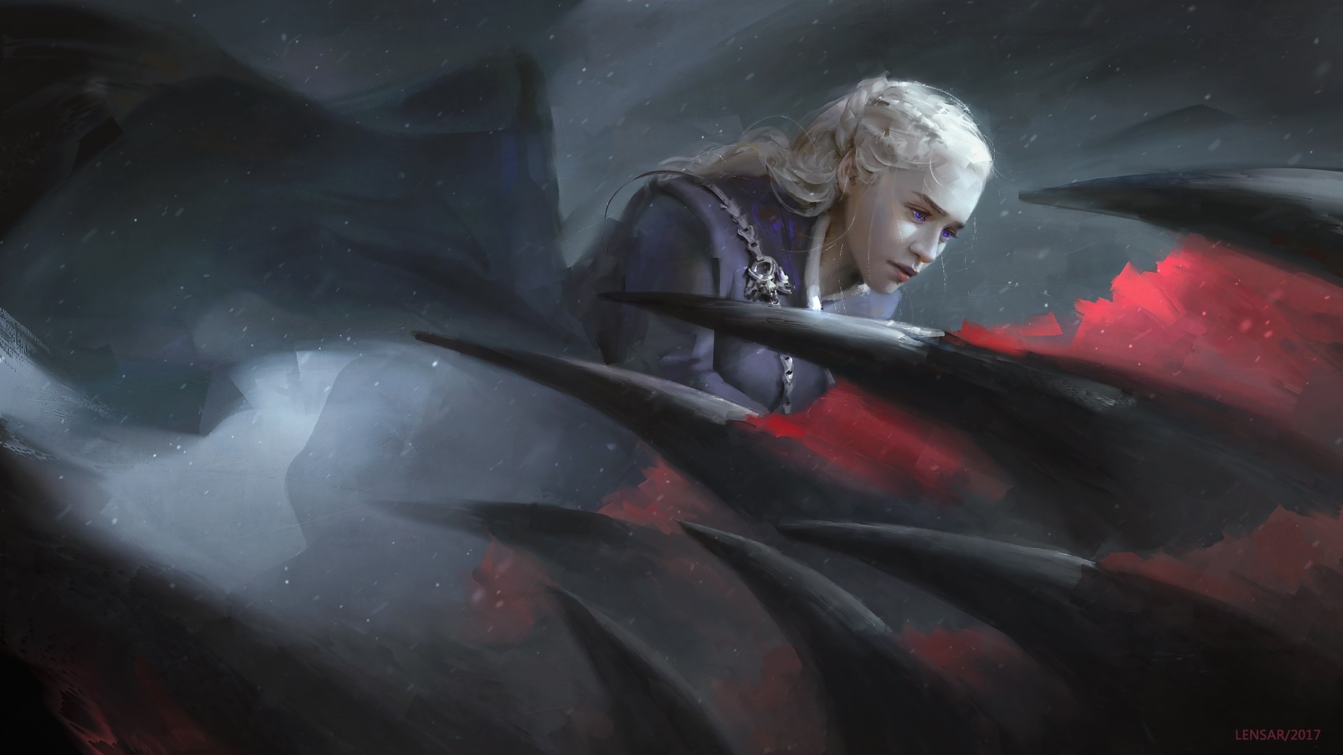 Daenerys Dragon Targaryen Game Of Thrones - HD Wallpaper 