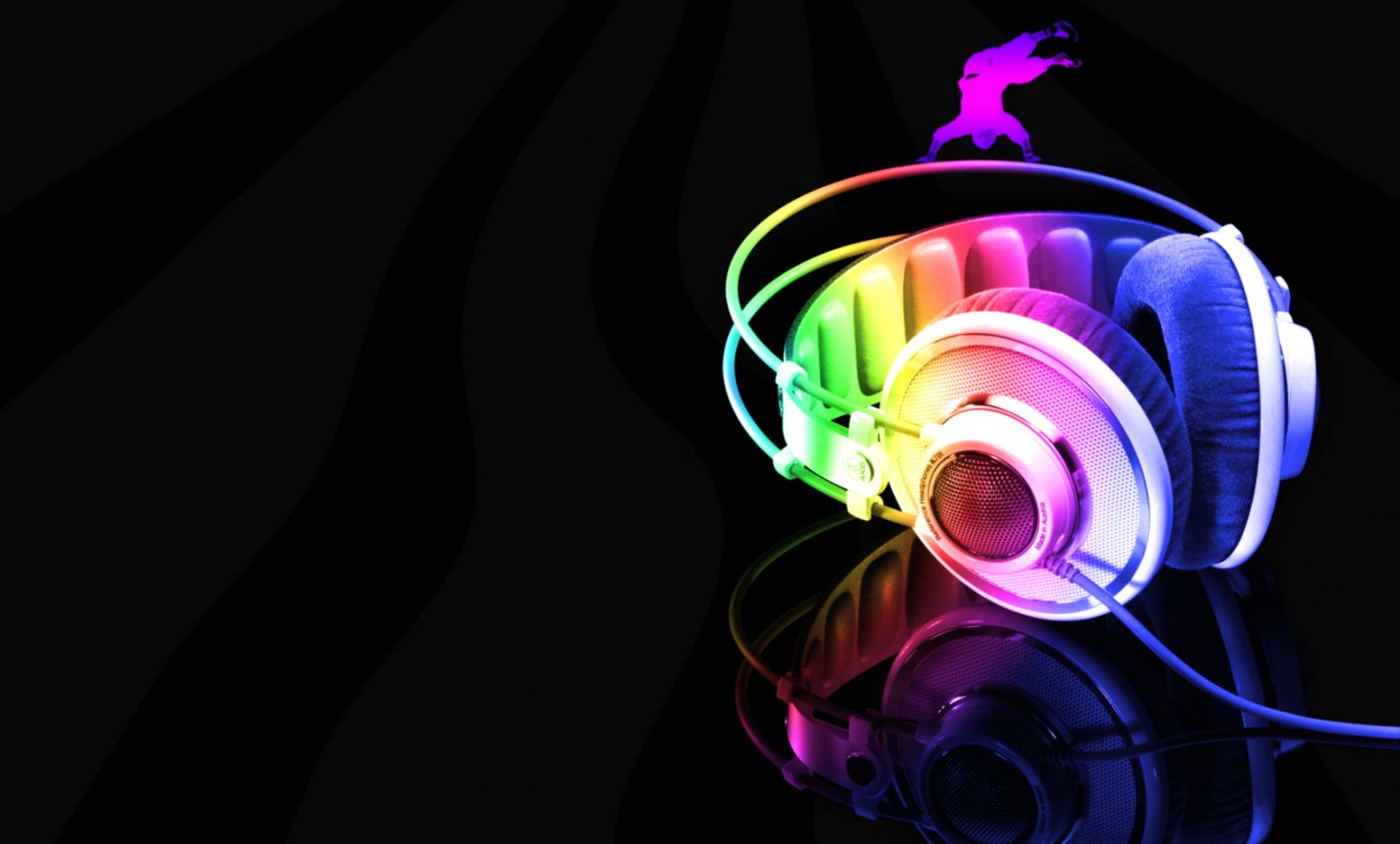 Free Cool 3d Headphone Music Wallpapers Hd Mobile Download - 3d Music -  1528x921 Wallpaper 
