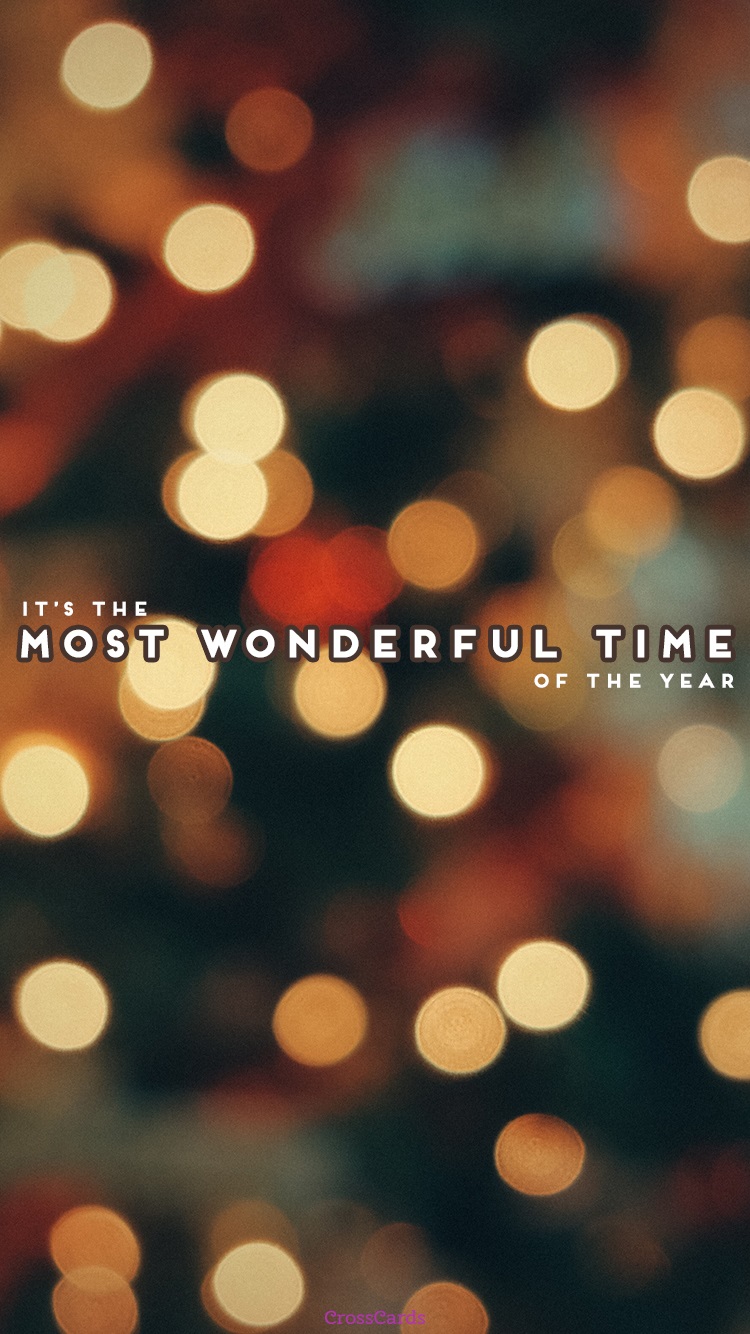 Christmas Wallpaper It's The Most Wonderful Time - HD Wallpaper 