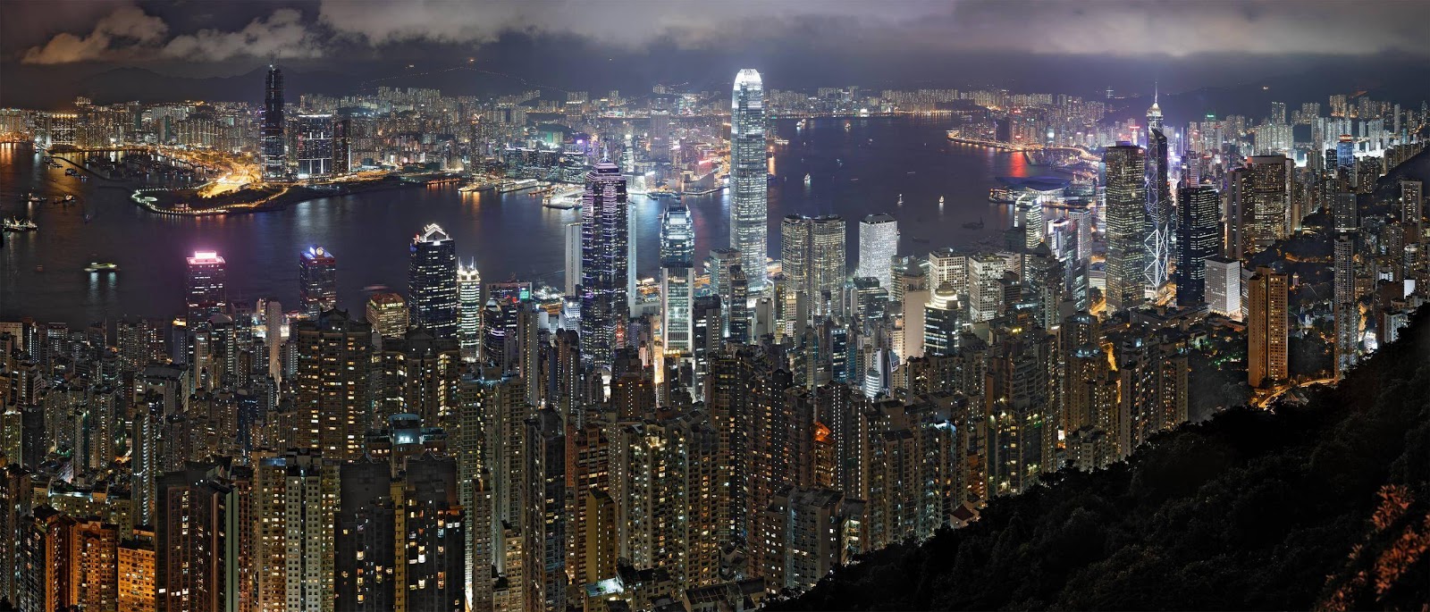 Lenovo Wallpapers - Victoria Peak - HD Wallpaper 