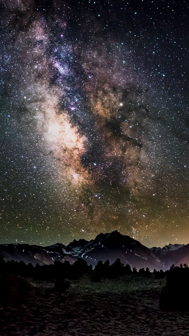 Stars - Mountains - You Speak A Hundred Billion Galaxies - HD Wallpaper 