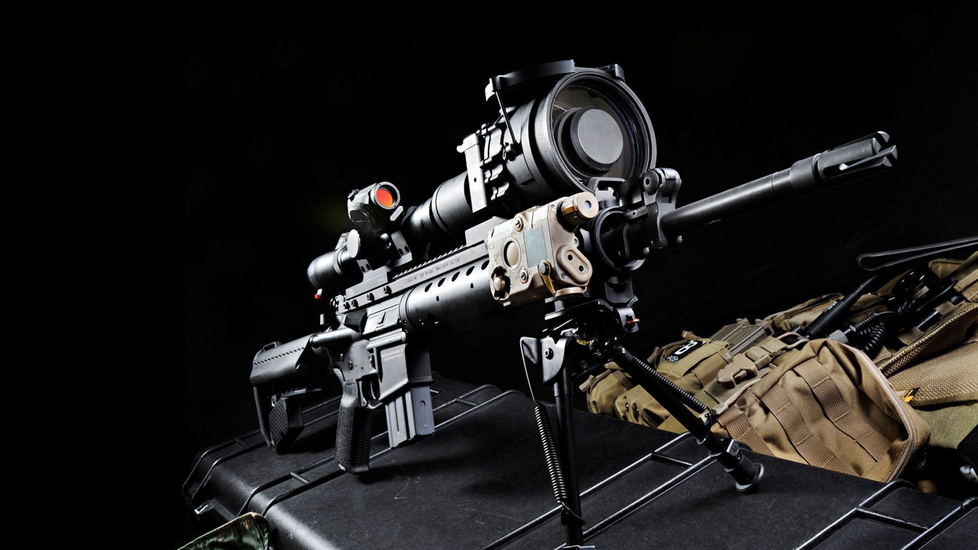 Weapons, Ar 15, Larue Tactical, Suppressor, Aimpoint - Warface Sniper Wallpaper Hd - HD Wallpaper 