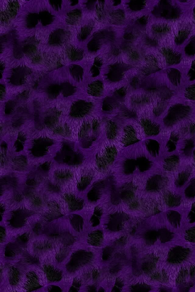 Purple Leopard Print Furry - HD Wallpaper 