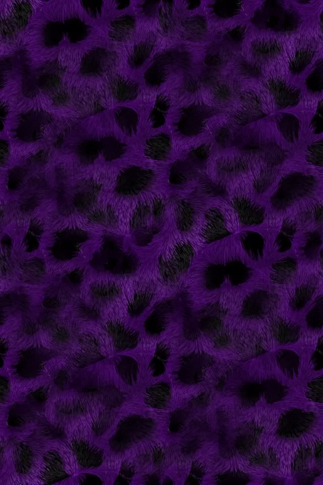 Purple Leopard Print Furry - HD Wallpaper 