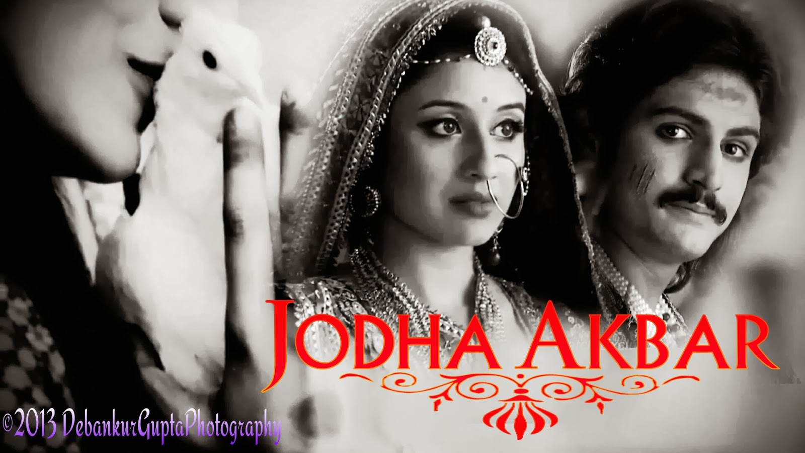 Jodha Akbar Serial Images Hd Black And White - HD Wallpaper 