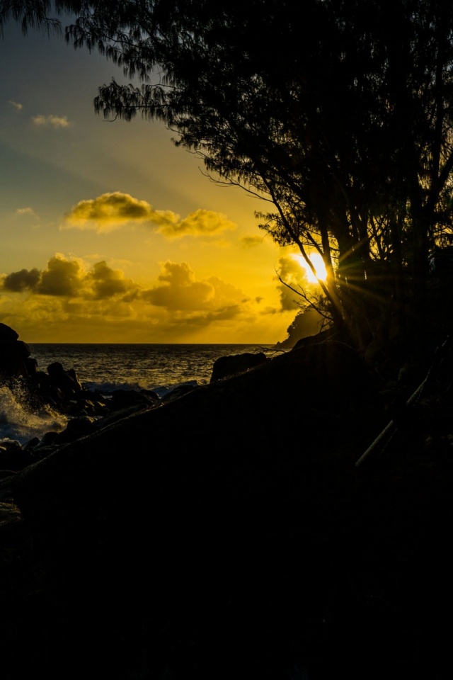 Dark Sunset For Iphone - HD Wallpaper 