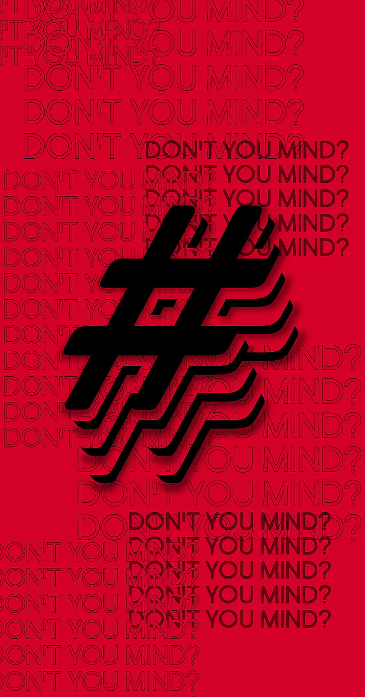 Red, Amoled, Portrait Display, Hashtags, Hd Wallpaper - Poster - HD Wallpaper 