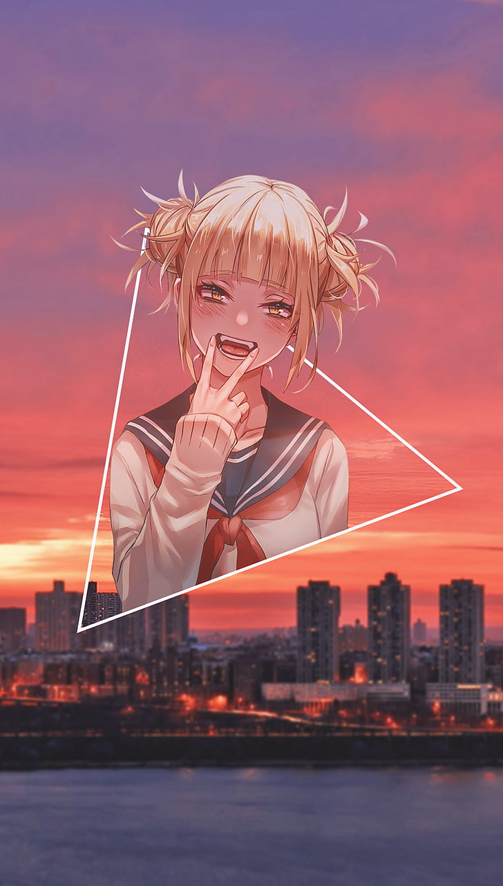 Anime, Picture In Picture, Anime Girls, Himiko Toga, - Himiko Toga Iphone - HD Wallpaper 