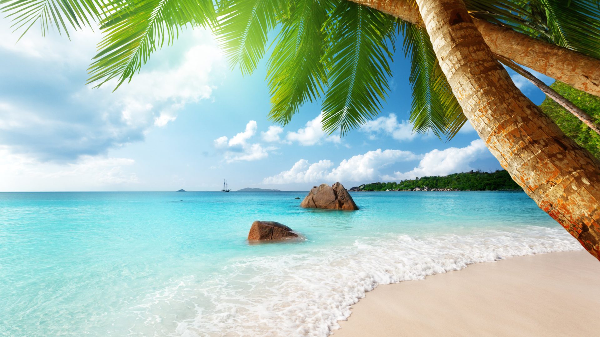 Beautiful Ocean Beach - 1920x1080 Wallpaper Beautiful Ocean Beach - 1920x1080 Wallpaper