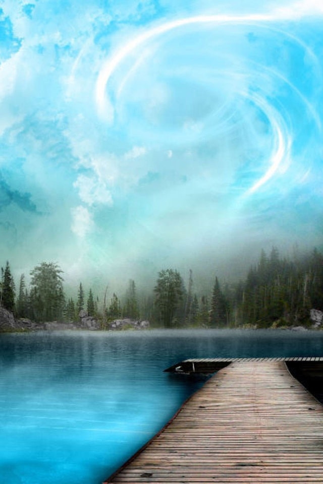 Hd Awesome Bank And Cloud Iphone 4 Wallpapers - Hd - HD Wallpaper 