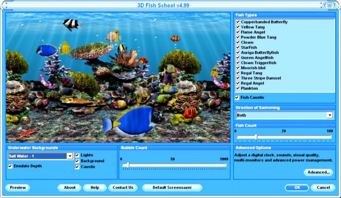Screensaver Aquarium 3d Windows 7 Image Num 11
