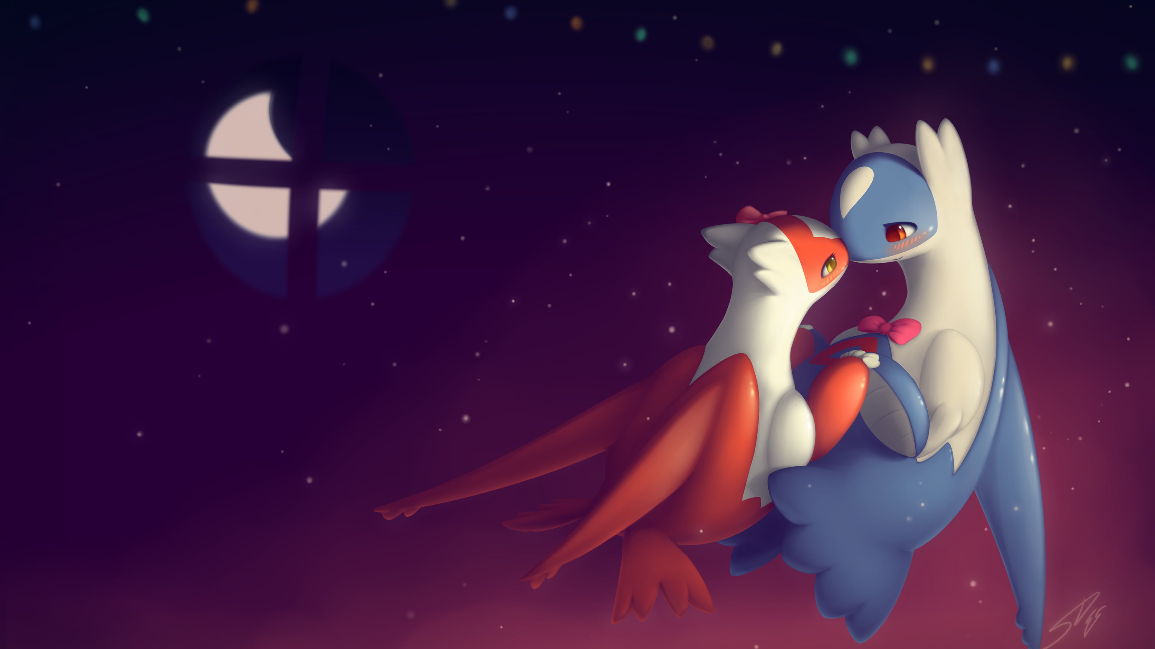 Pokemon Latios X Latias - HD Wallpaper 