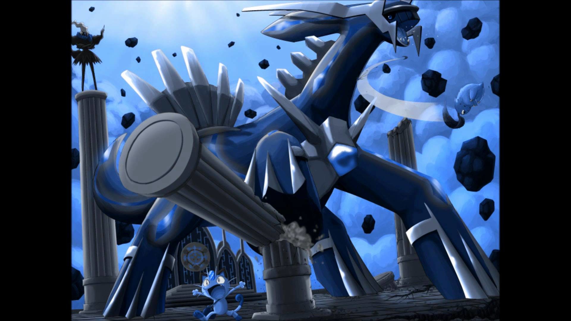 Wallpapers For > Primal Dialga Wallpaper 
 Data Src - Yu Gi Oh Pokemon - HD Wallpaper 