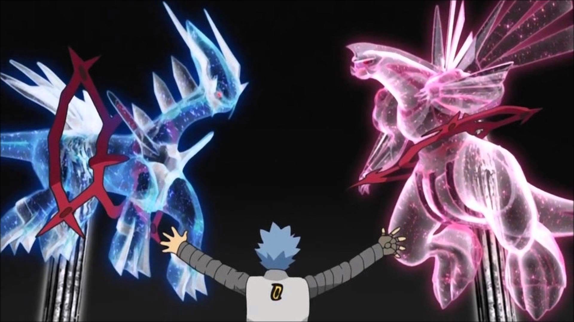 Data Src Pokemon Legendary Dialga And Palkia Wallpaper - Dialga And Palkia Pokemon - HD Wallpaper 