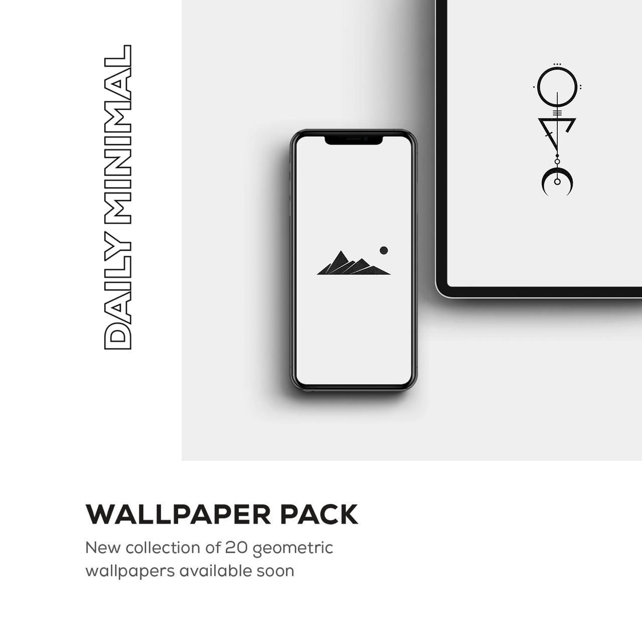 20 New Wallpapers From The Latest Daily Minimal Designs - Mobile Phone - HD Wallpaper 