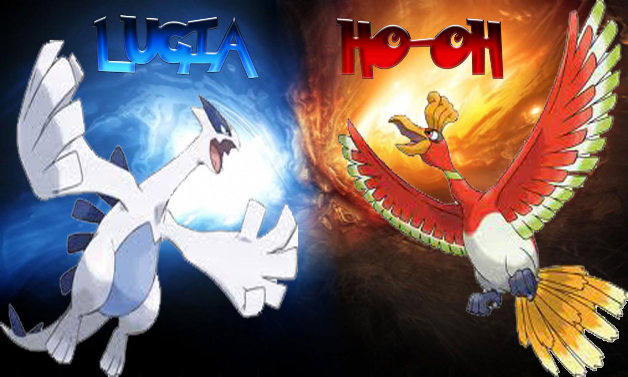 Ho-oh Lugia Wallpaper - Pokemon Lugia Ho Oh - HD Wallpaper 