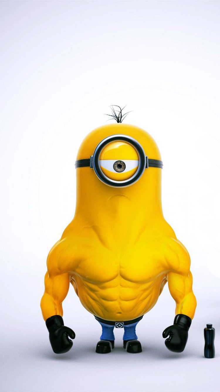 Funny Minions Bodybilder - Funny Minions - HD Wallpaper 