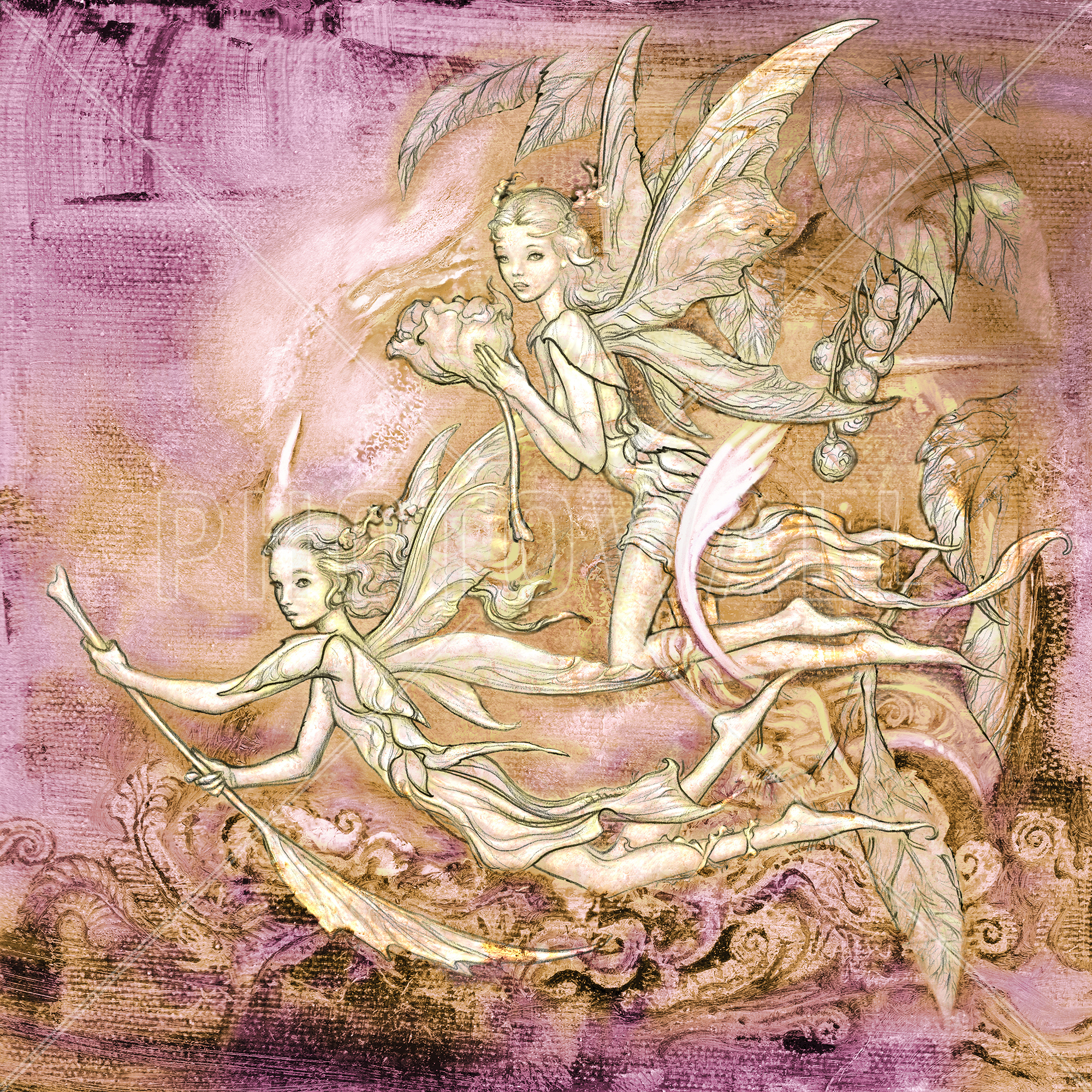 Hadas - Wallpaper - Hallway - Illustration - HD Wallpaper 