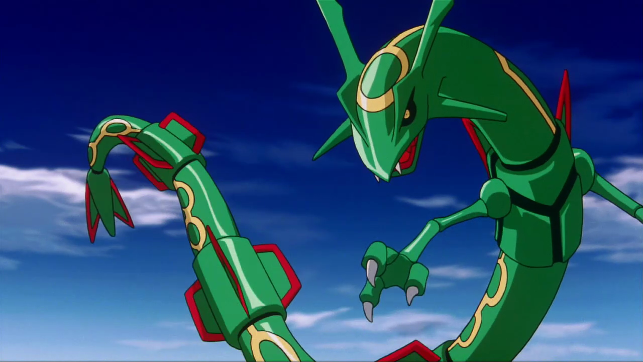 Rayquaza In Sky - HD Wallpaper 