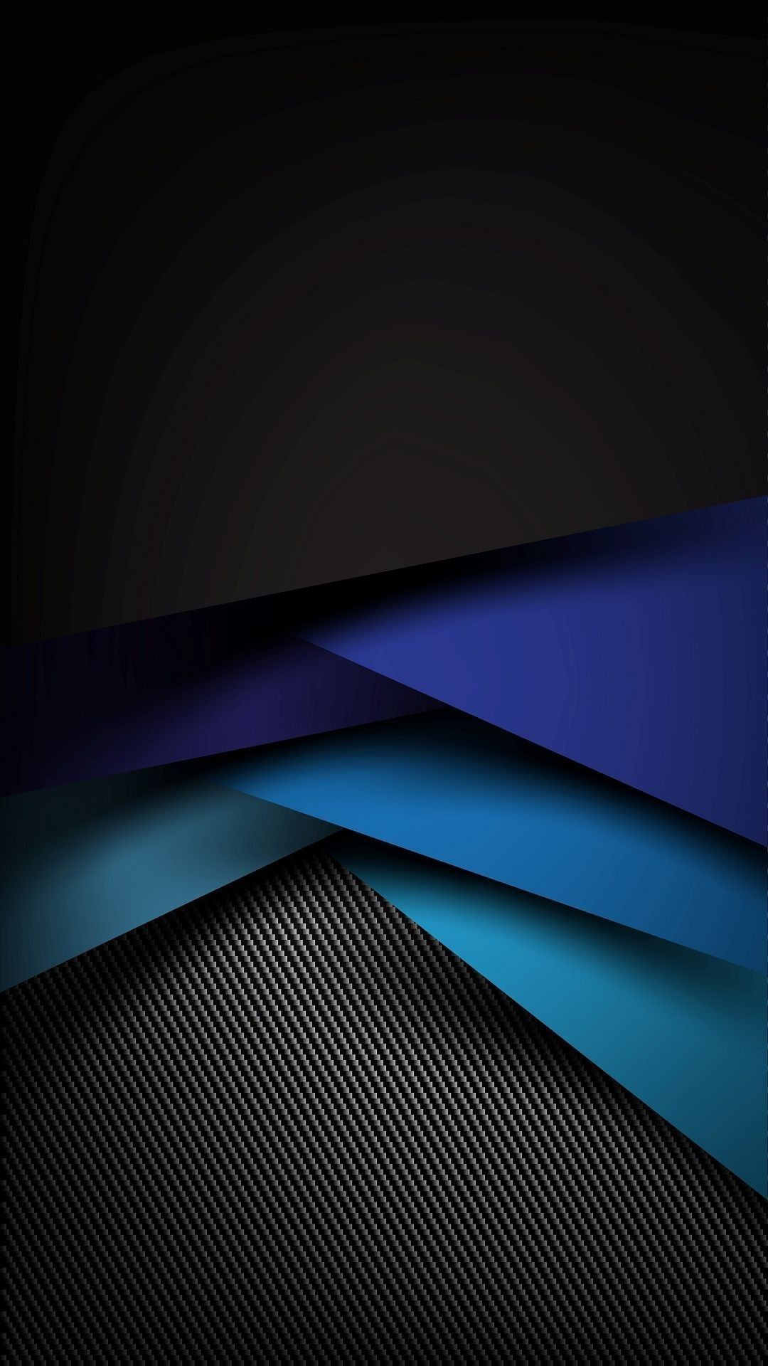 1080x1920, Black And Blue Geometric Abstract Wallpaper - Blue And Black Abstract - HD Wallpaper 