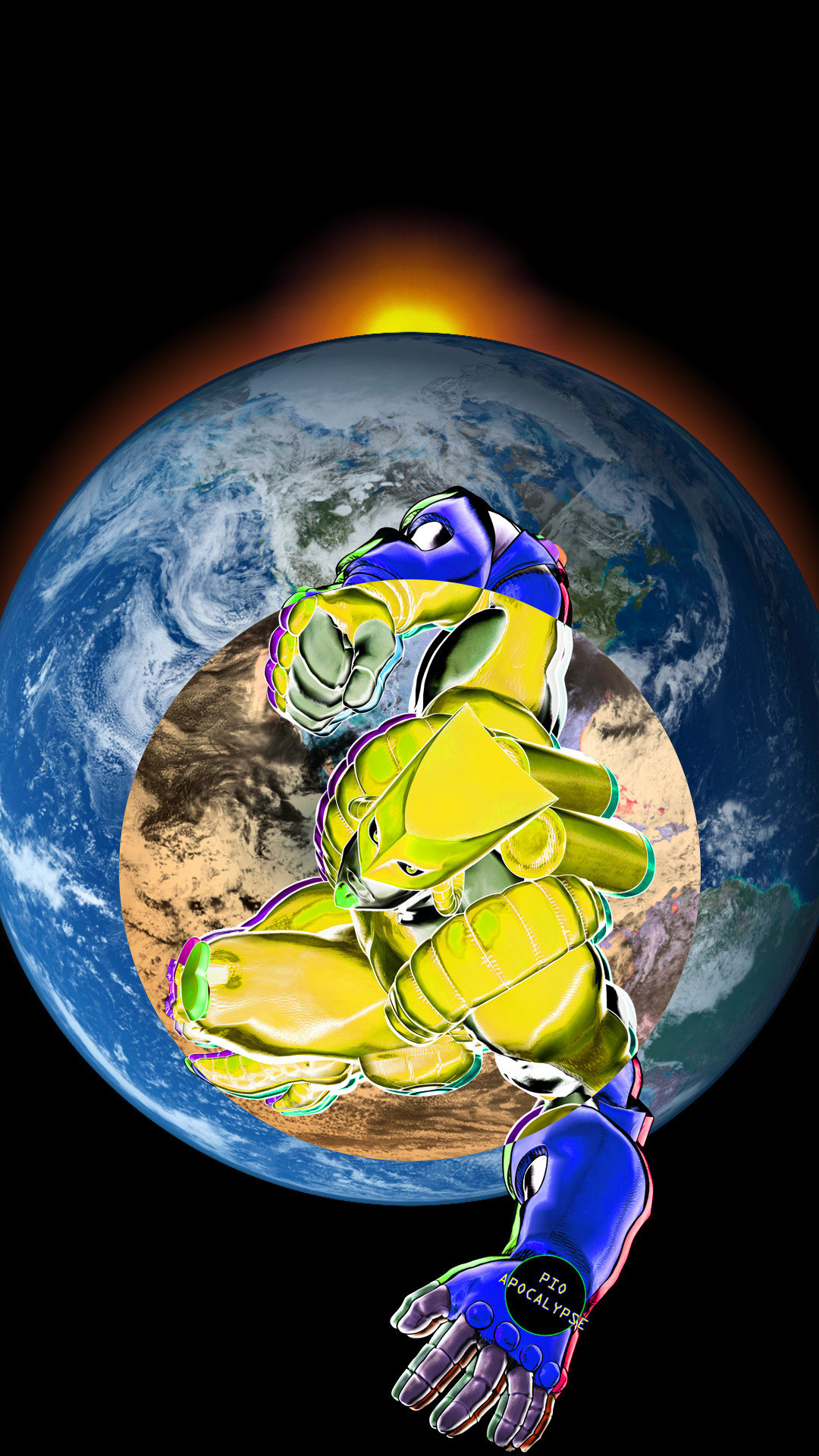 I Just Made A Smartphone Wallpaper With “the World” - Hydrosphere Of The Earth - HD Wallpaper 