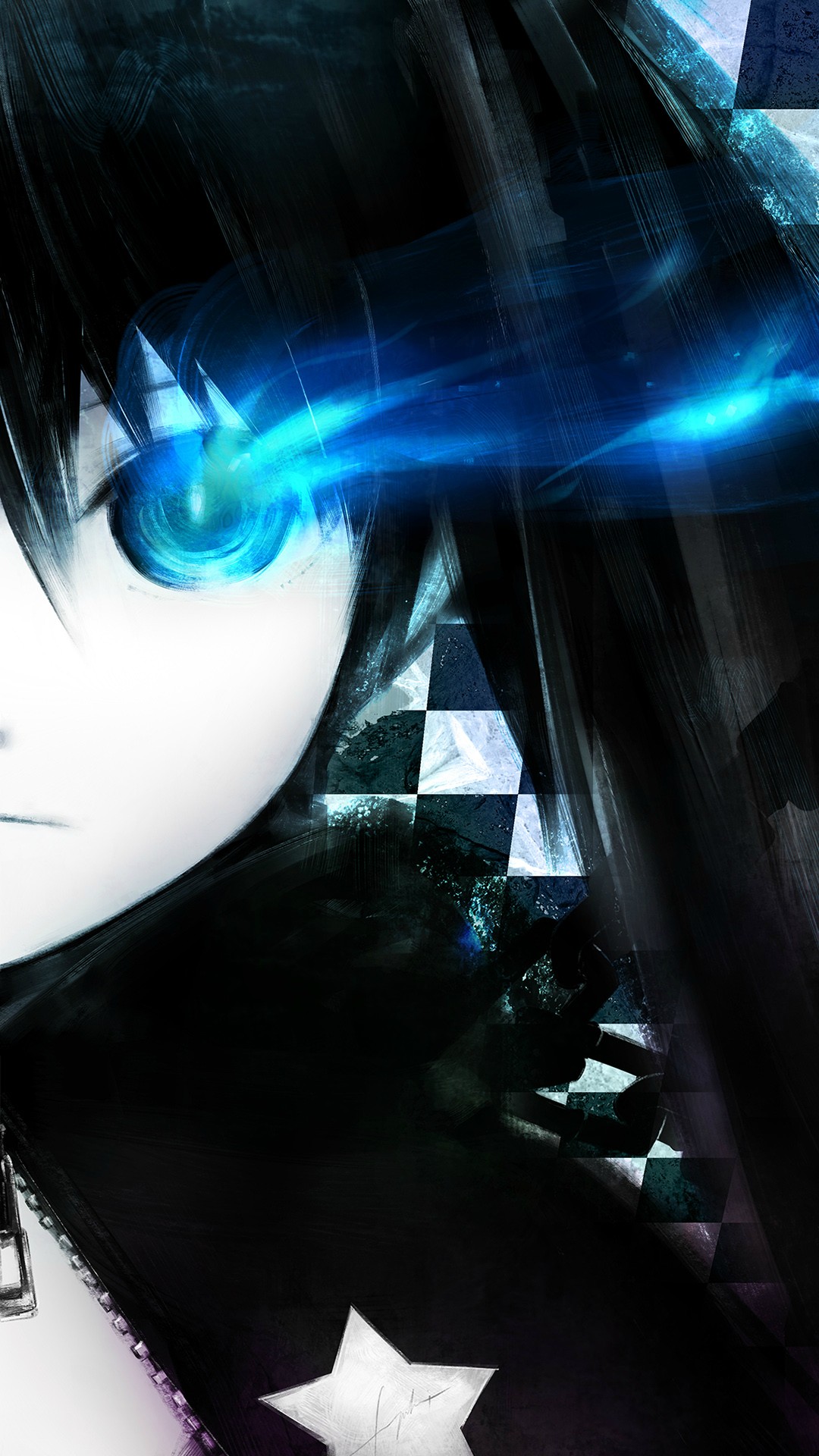 Black Rock Shooter And Rin - HD Wallpaper 