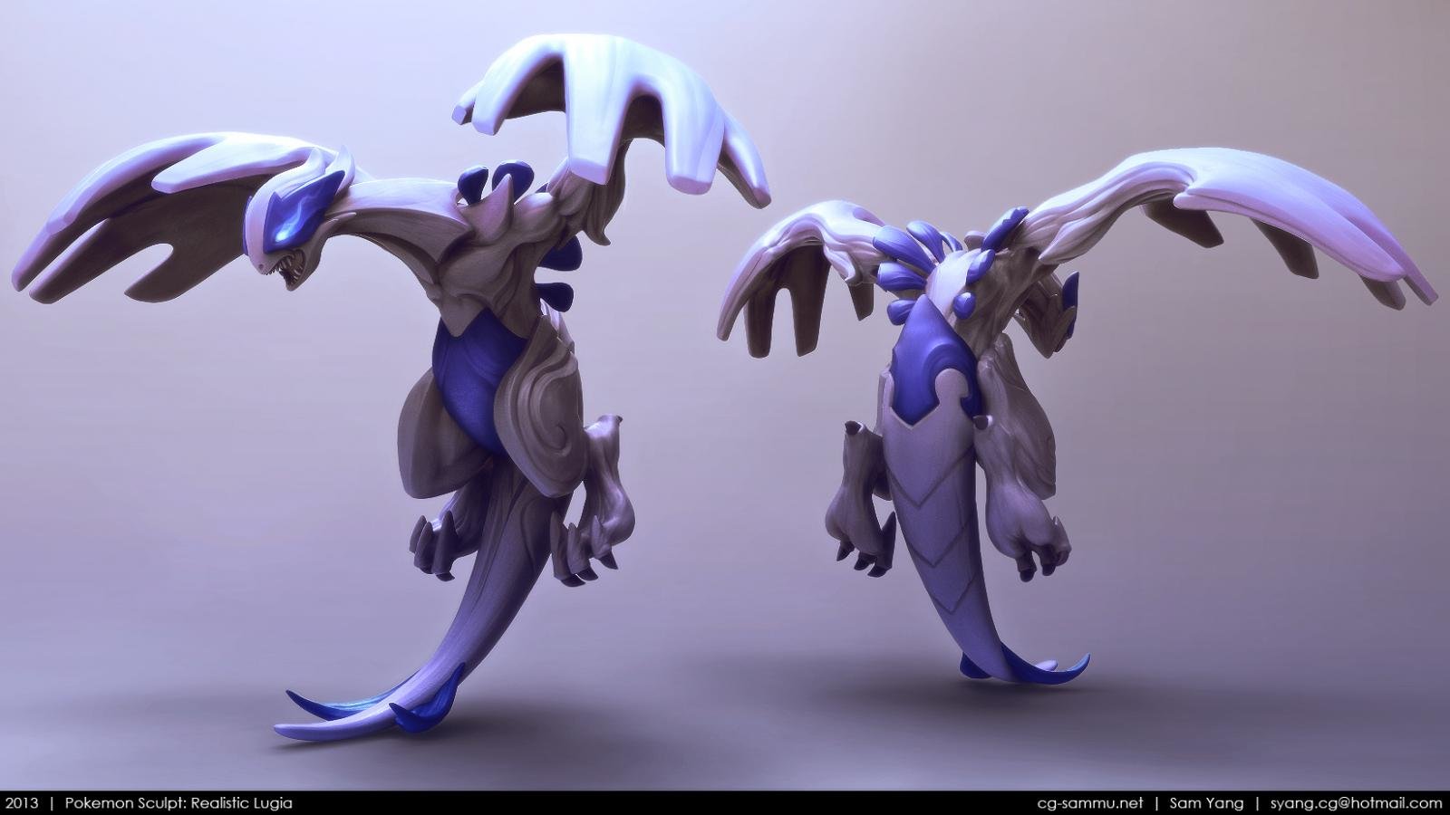 High Resolution Lugia Hd Background Id - Realistic Pokemon 3d - HD Wallpaper 