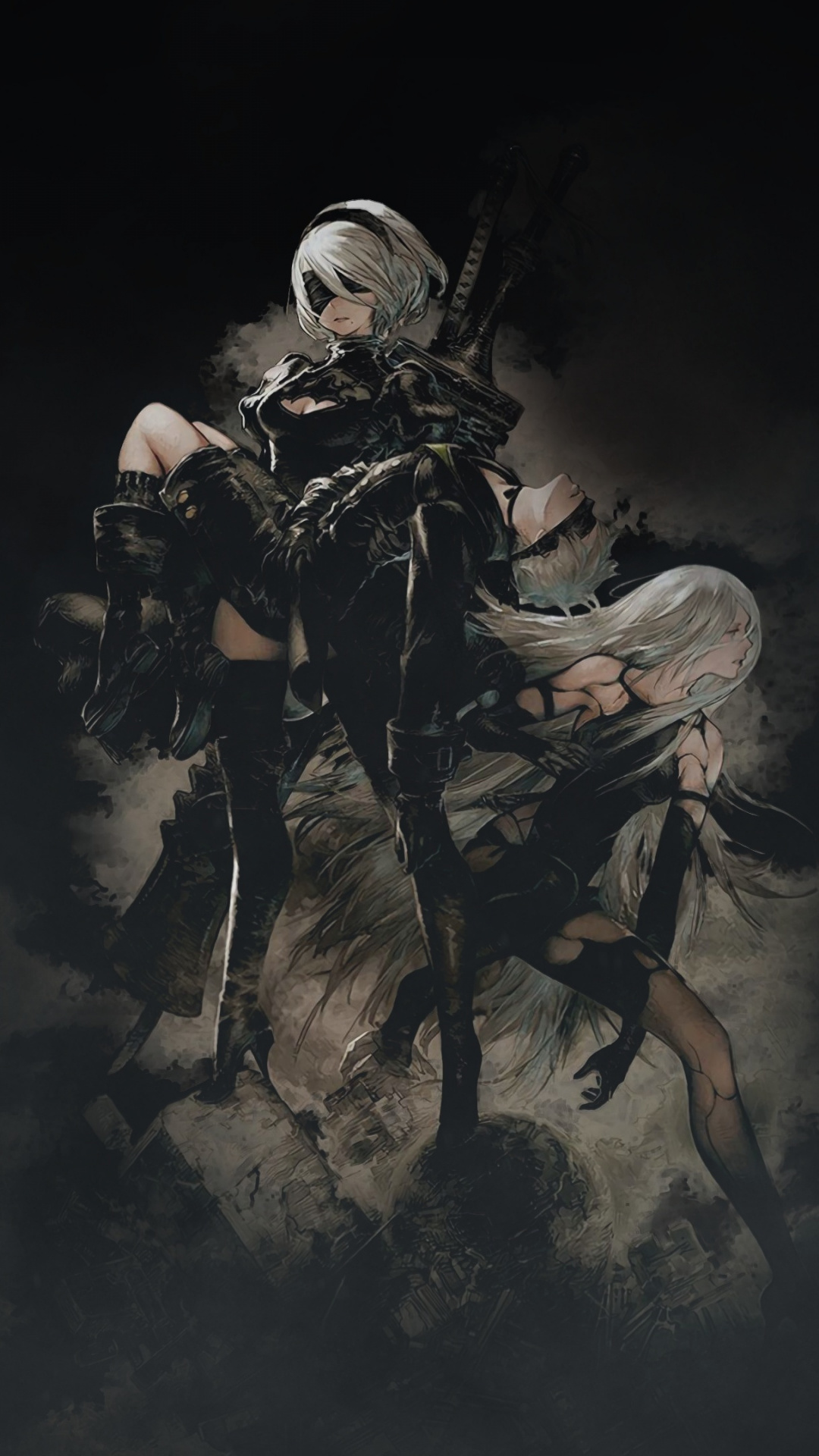 Yorha Type A No - Nier Automata Wallpaper Iphone - HD Wallpaper 