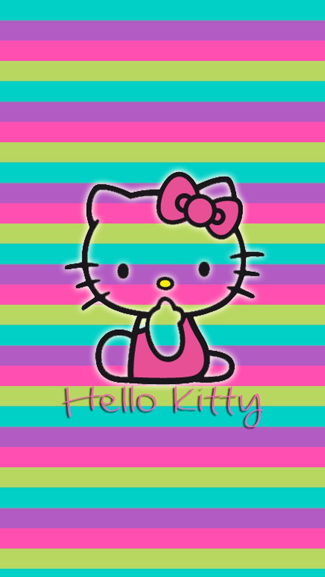 Hello Kitty Pink Bow - HD Wallpaper 