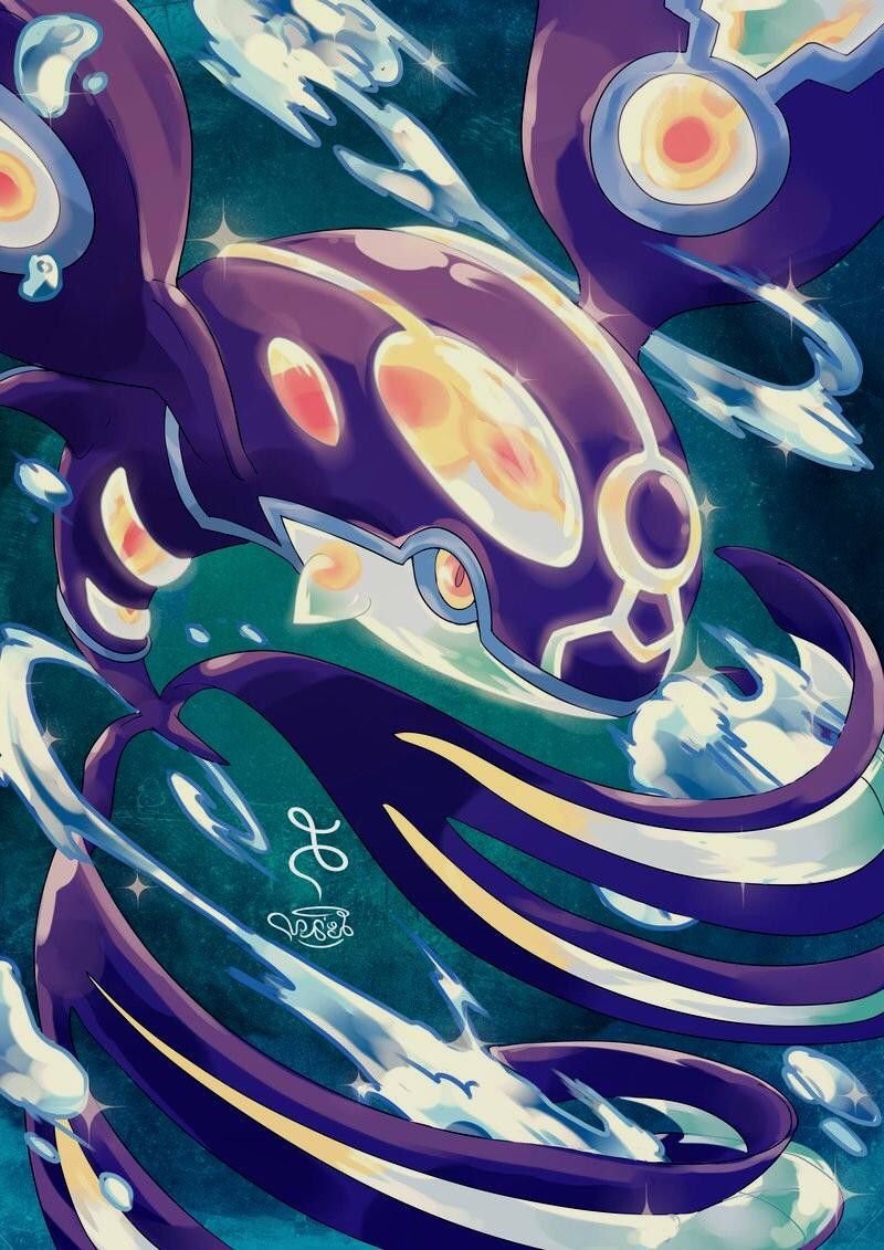 Pokemon Kyogre Wallpaper Iphone - HD Wallpaper 