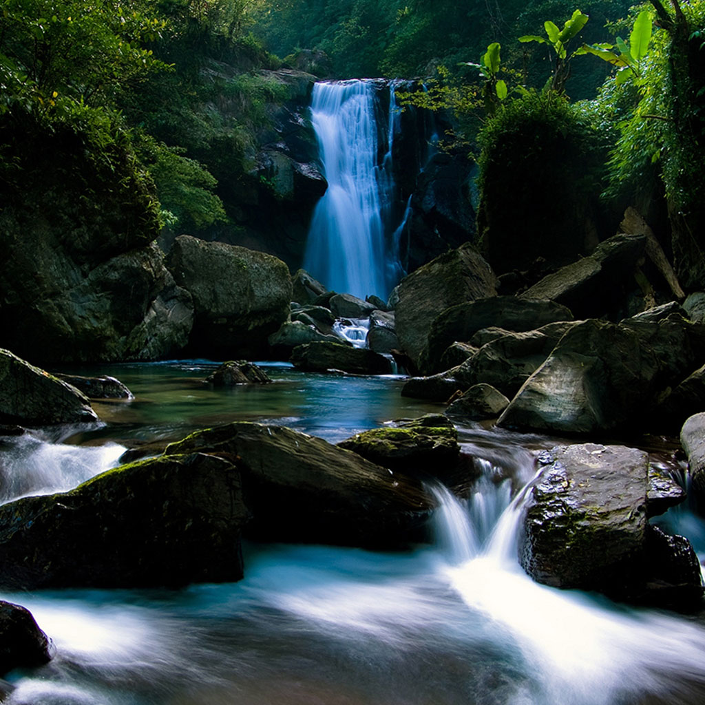 Waterfall Hd Wallpaper - Nature Wallpaper For Tablet - HD Wallpaper 