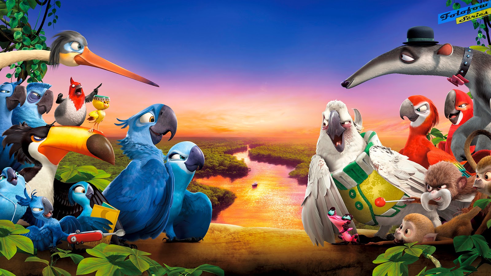 Amazon Rainforest Wallpaper Birds - HD Wallpaper 