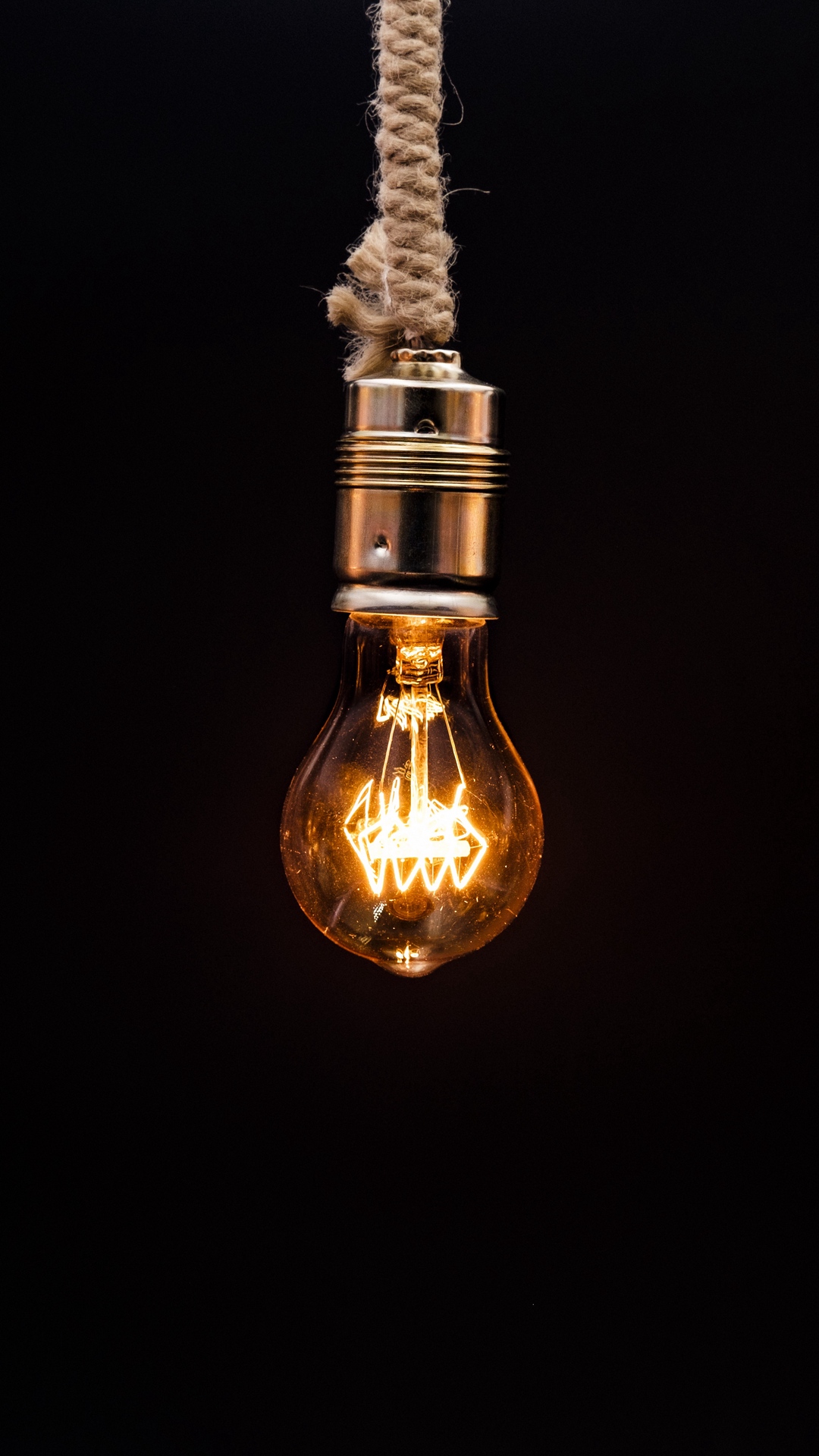 Wallpaper Bulb, Lighting, Rope, Electricity, Edisons - Bulb Wallpaper Hd For Mobile - HD Wallpaper 