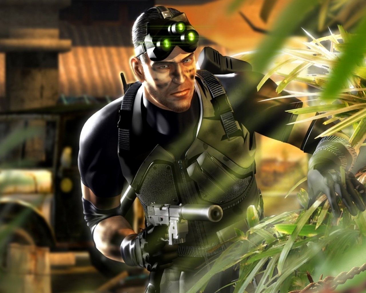 Sam Fisher Splinter Cell Pandora Tomorrow - HD Wallpaper 