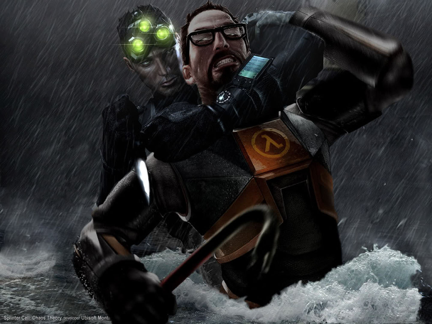 Freeman Vs Splinter Cell - Half Life 2 Gordon Freeman - HD Wallpaper 