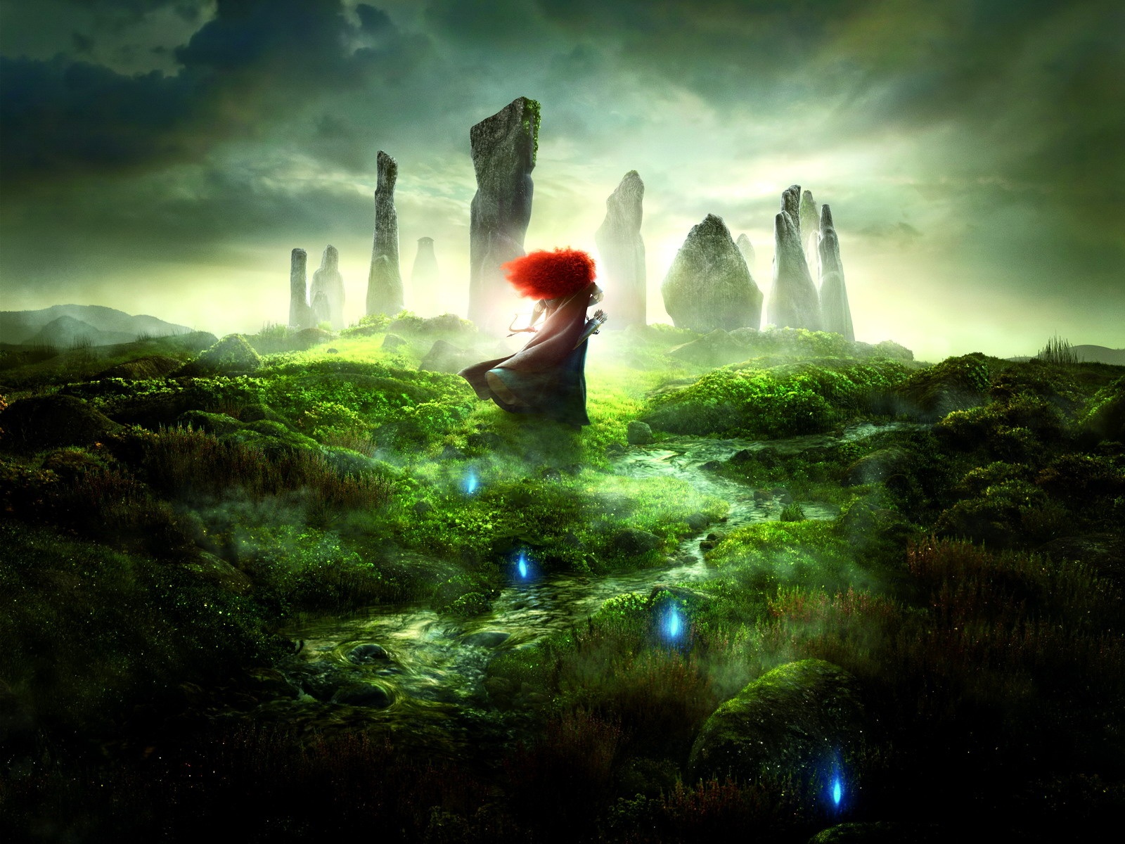 Brave Movie - Thomas Kinkade Disney Brave - HD Wallpaper 